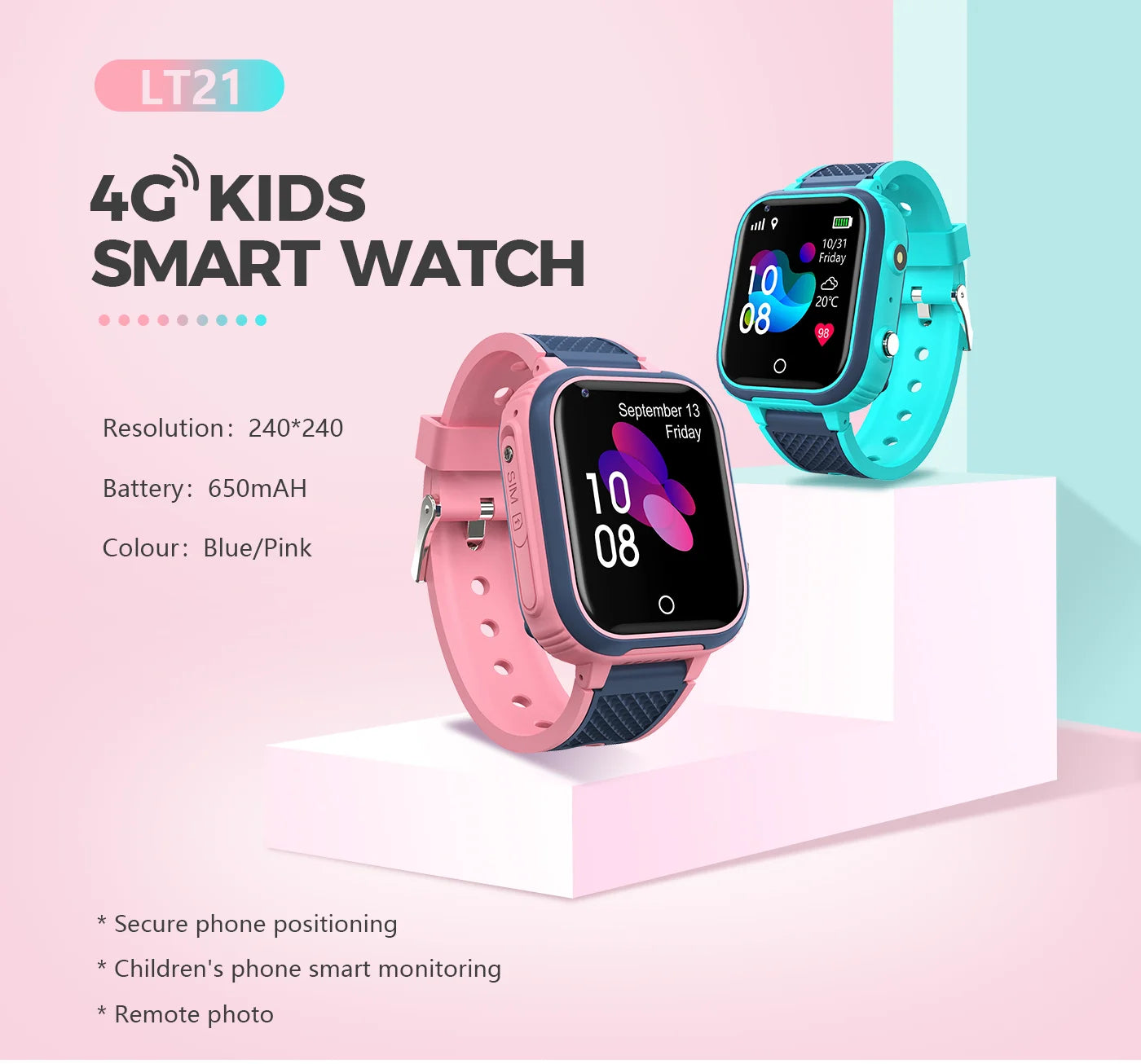 LT21 4G Childrens Smart Watch