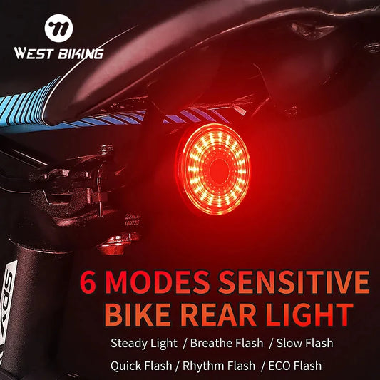 WEST BIKING Rear Bicycle Flashlight