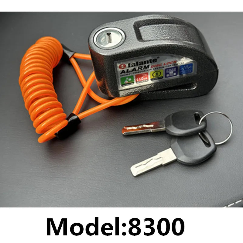 Loud Warning Motorcycle Bicycle Alarm Lock Anti Theft