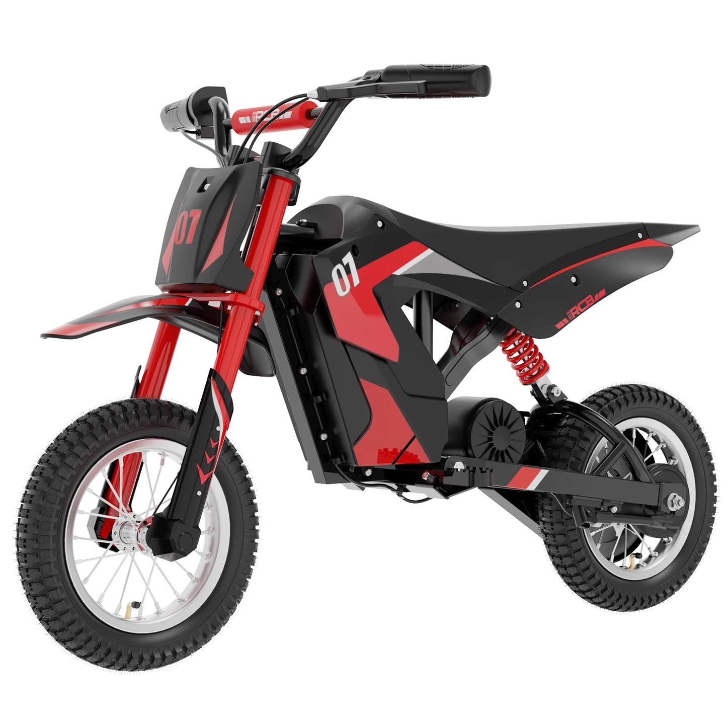 Purple RCB R9X Off-Road Motorcycle