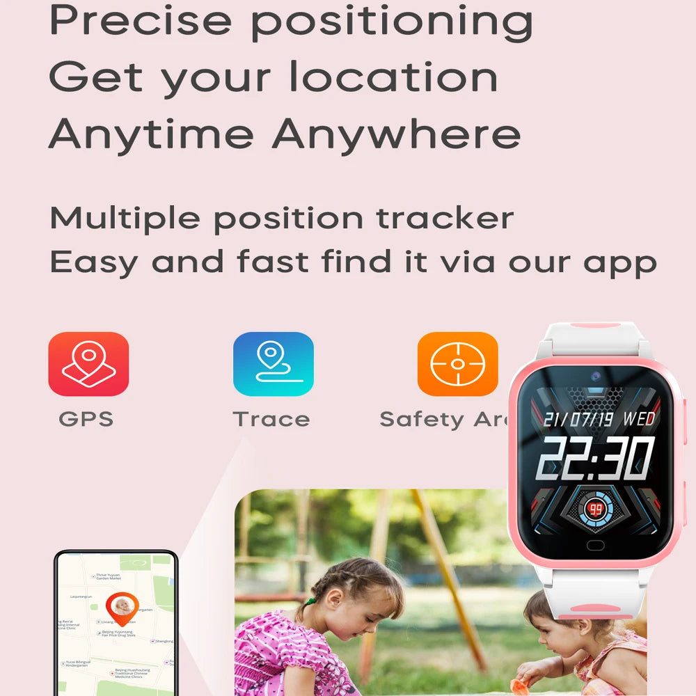 HOLD MI 4G Kids GPS Smart Watch