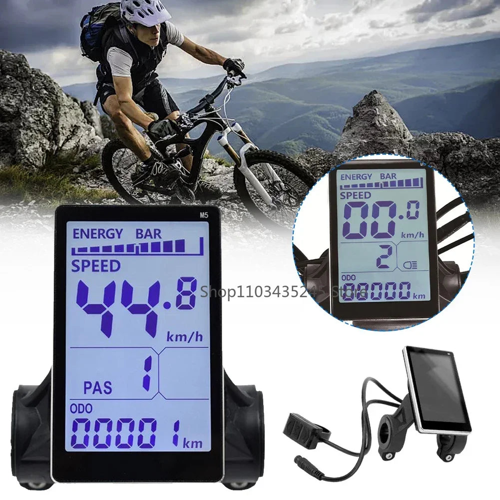 M5 Electric E Bike LCD Display Screen Speedometer