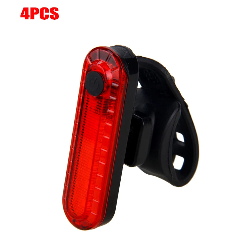 USB Rechargeable LED Bike Taillight – Waterproof Safety Warning Light for MTB & Road Cycling