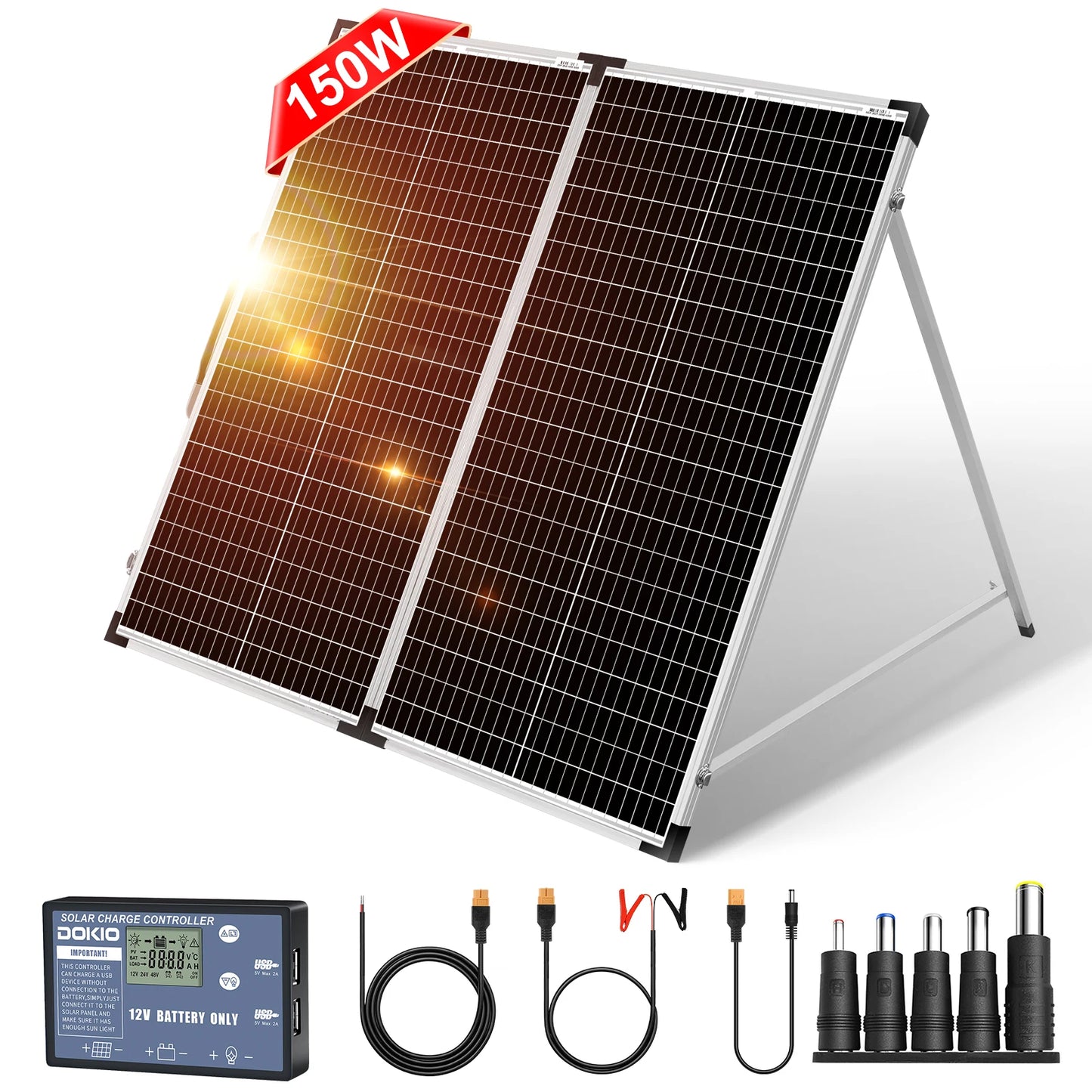 Dokio Rigid Standing Solar Panel