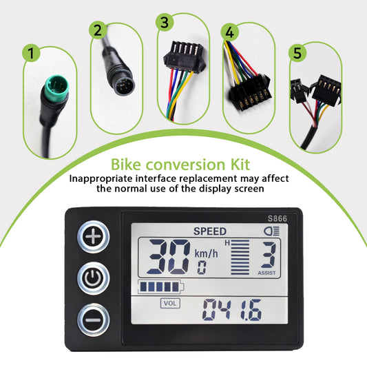 S866 Electric Bicycle Display Digital