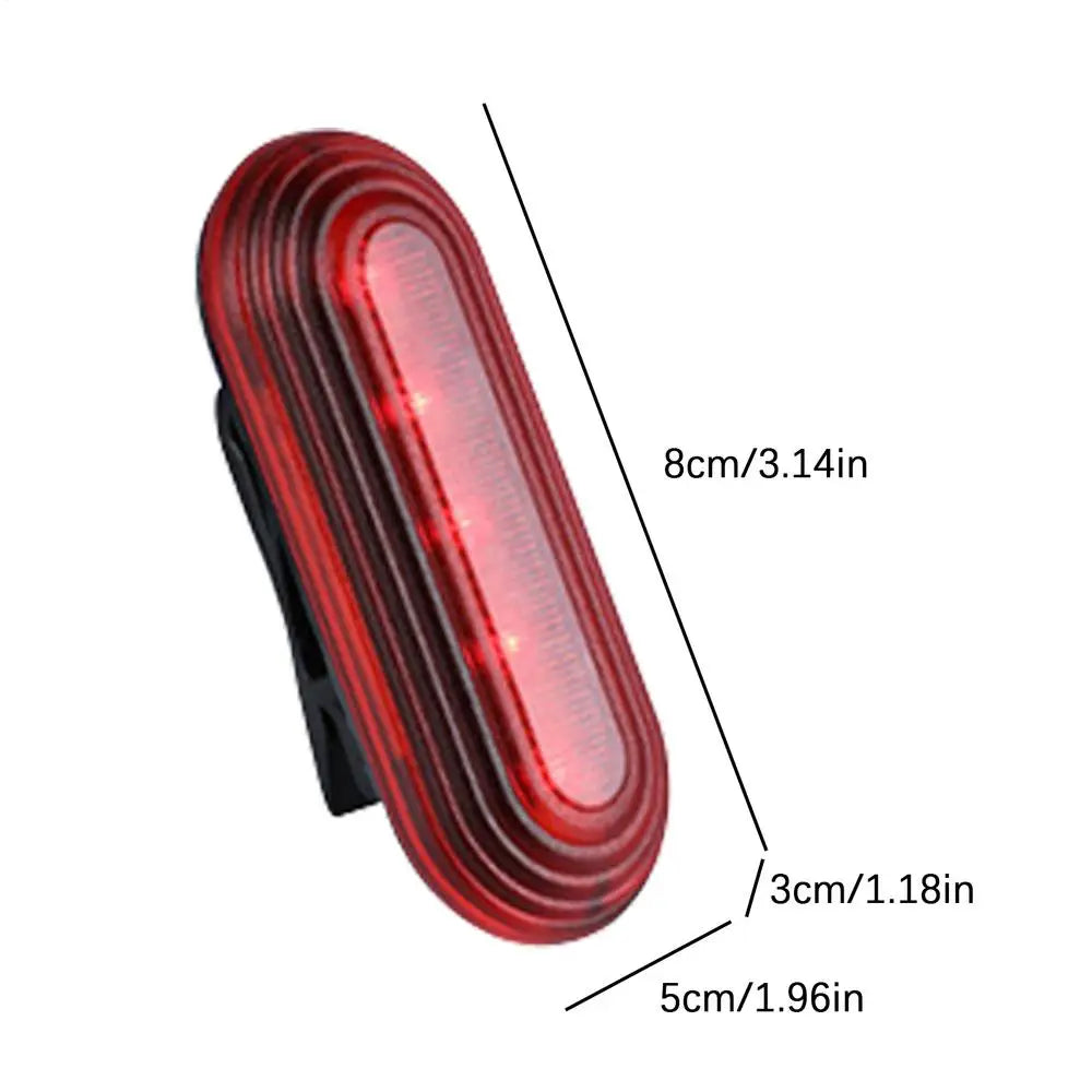 Tail Lights For Cycle Rechargeable Bikes Lights Front And Rear Led Lights For Bikes Visible Safety Flashlight 500mAh Battery