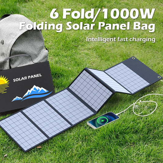 600W 1000W 18V 12V USB DC Foldable Panels