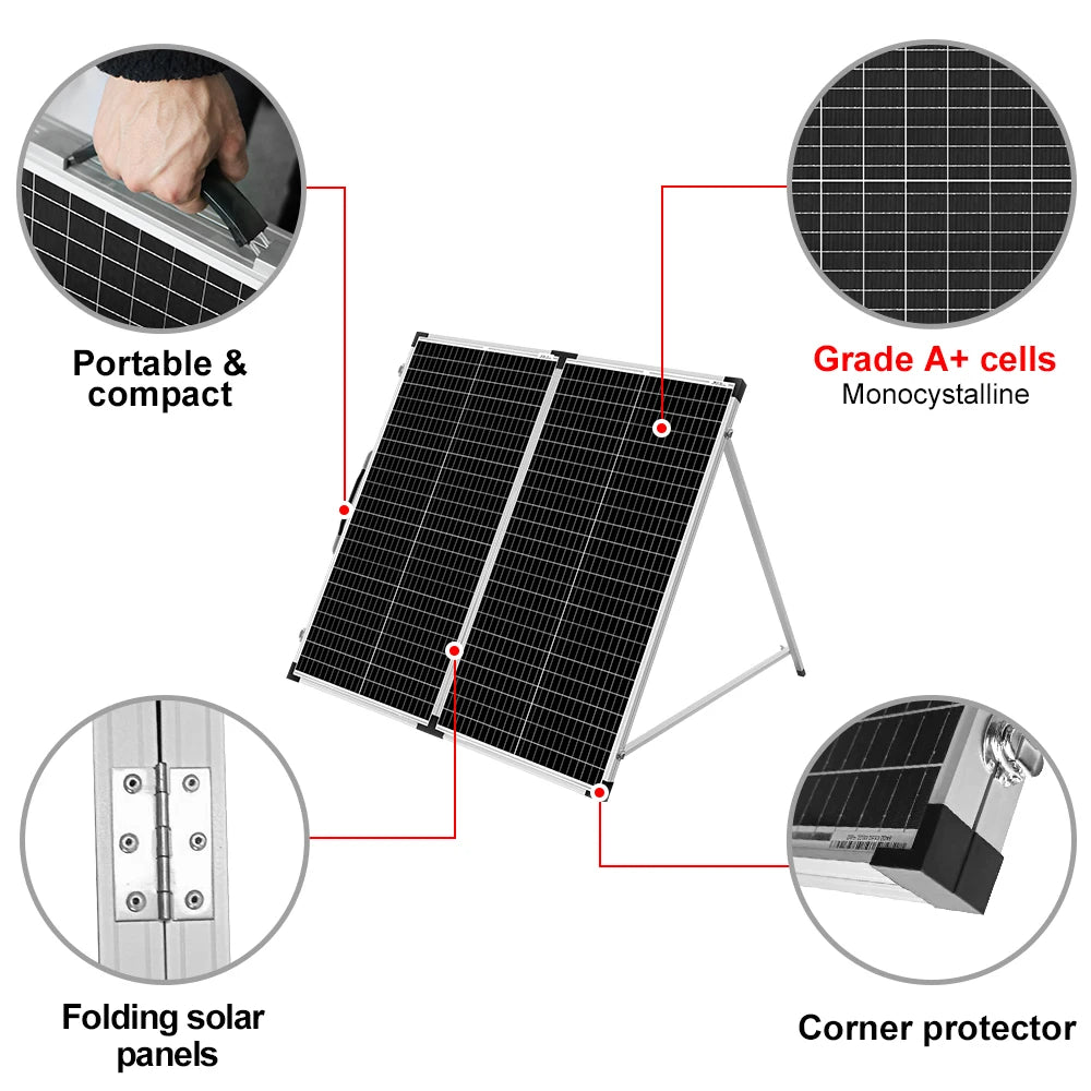 Dokio Rigid Standing Solar Panel