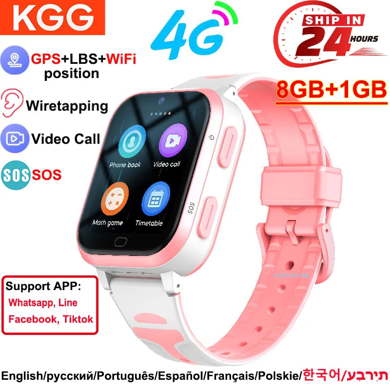 HOLD MI 4G Kids GPS Smart Watch