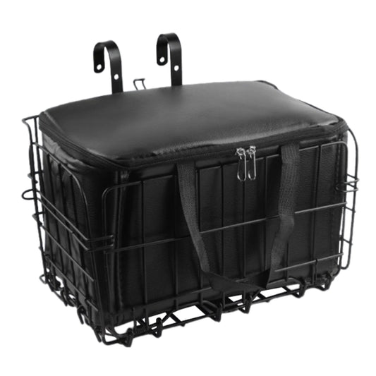 Front/Rear Large Capacity Bike Basket Bag Dog and Pets