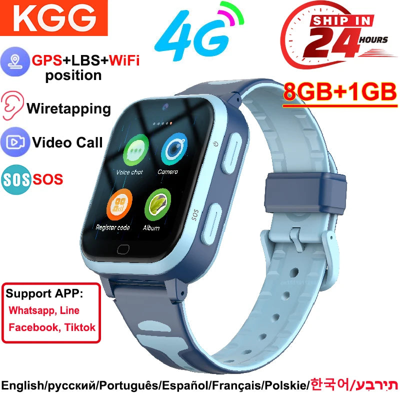 HOLD MI 4G Kids GPS Smart Watch